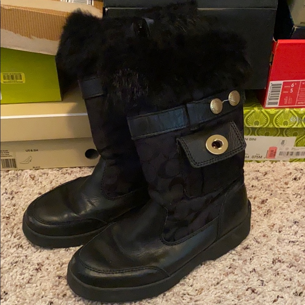 Coach boots 7